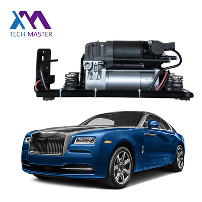 Rolls-Royce Ghost Wraith-এর জন্য এয়ার সাসপেনশন কম্প্রেসার পাম্প ফ্রেম এবং ভালভ ব্লক সহ নতুন 37206886059 37206850319