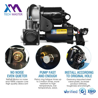 ব্র্যান্ড নিউ এয়ার সাসপেনশন কম্প্রেসার পাম্প রেঞ্জ রোভার স্পোর্ট L320 হিটাচি টাইপ এর জন্য LR015089 LR025111 LR072537 LR023964 পাম্প+রিলি