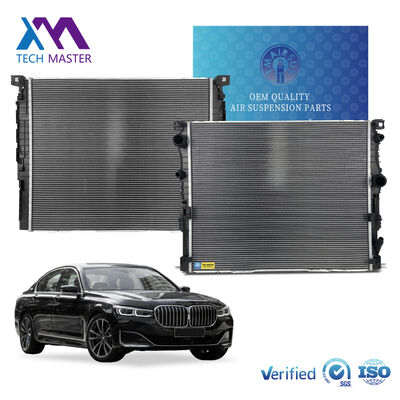 BMW 530i 540i 740i RWD এর জন্য অ্যালুমিনিয়াম ওয়াটার কুলিং রেডিয়েটর OE ফিট OEM স্ট্যান্ডার্ড সাইজ