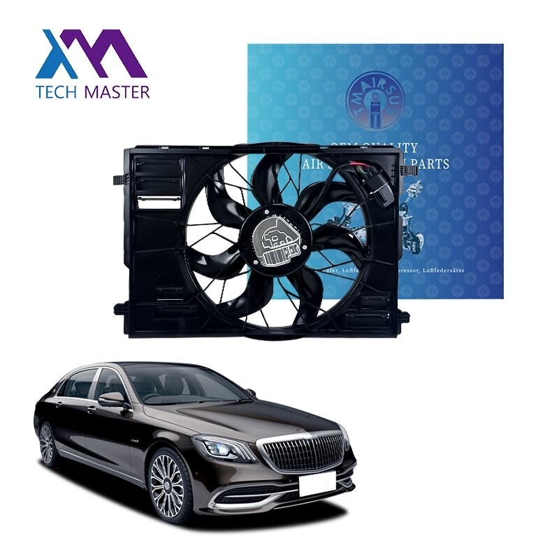 4 ক্লাইন্ডার 600W পার্টস অটো কার রেডিয়েটর শীতলতা ফ্যান মের্সেডিজ বেনজ এ-ক্লাস মডেল W117 W176 W247 A2479060100
