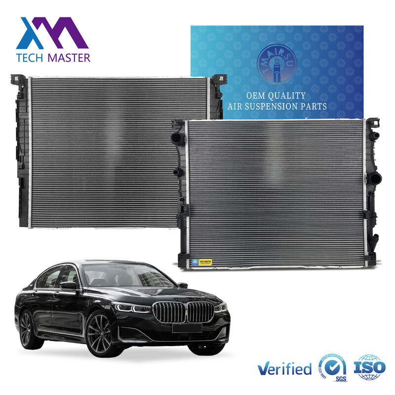 BMW 530i 540i 740i RWD এর জন্য অ্যালুমিনিয়াম ওয়াটার কুলিং রেডিয়েটর OE ফিট OEM স্ট্যান্ডার্ড সাইজ