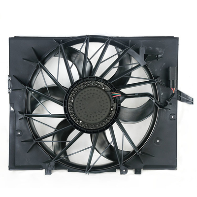 BMW E60 400W গাড়ির ফিটমেন্টের জন্য অটো পার্টস বৈদ্যুতিক রেডিয়েটর ফ্যান 17427540681 17427603762 ইঞ্জিন কুলিং ফ্যান